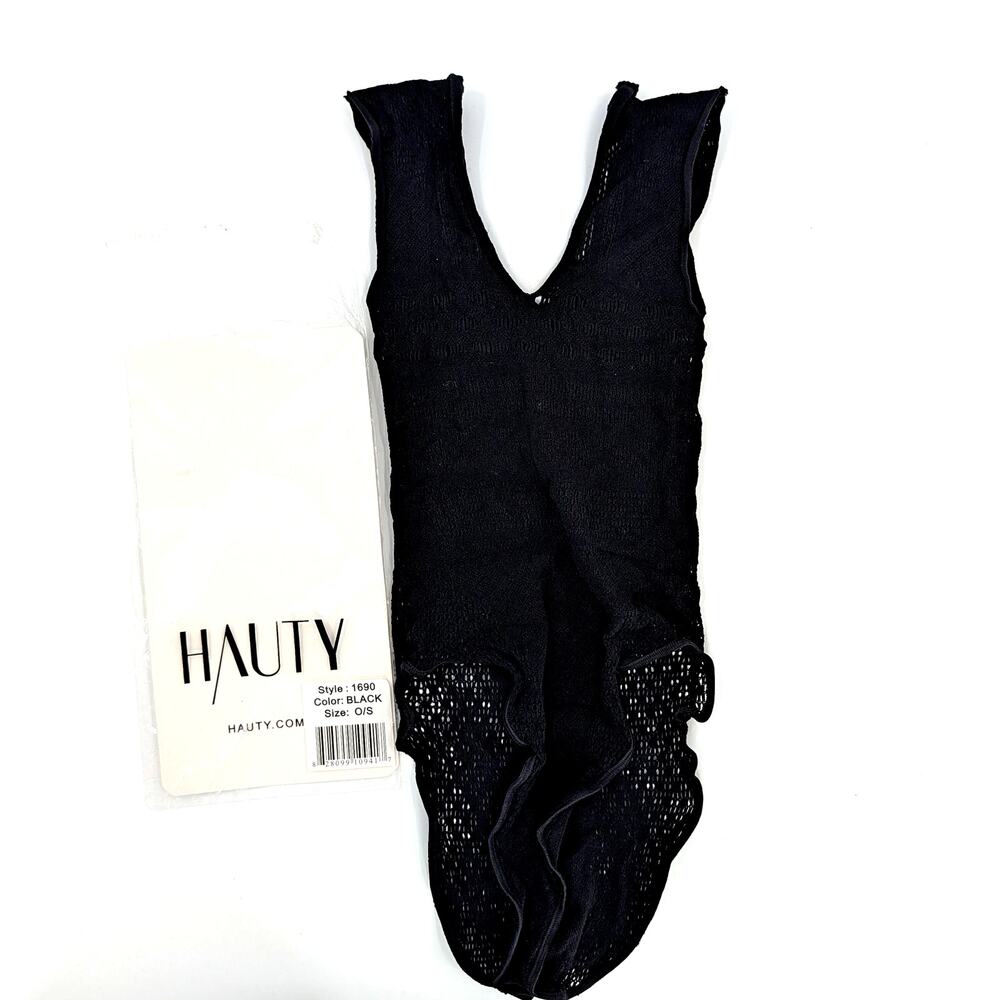 Hauty Geo Teddy 1690 Black Bodysuit - Picture 2 of 6